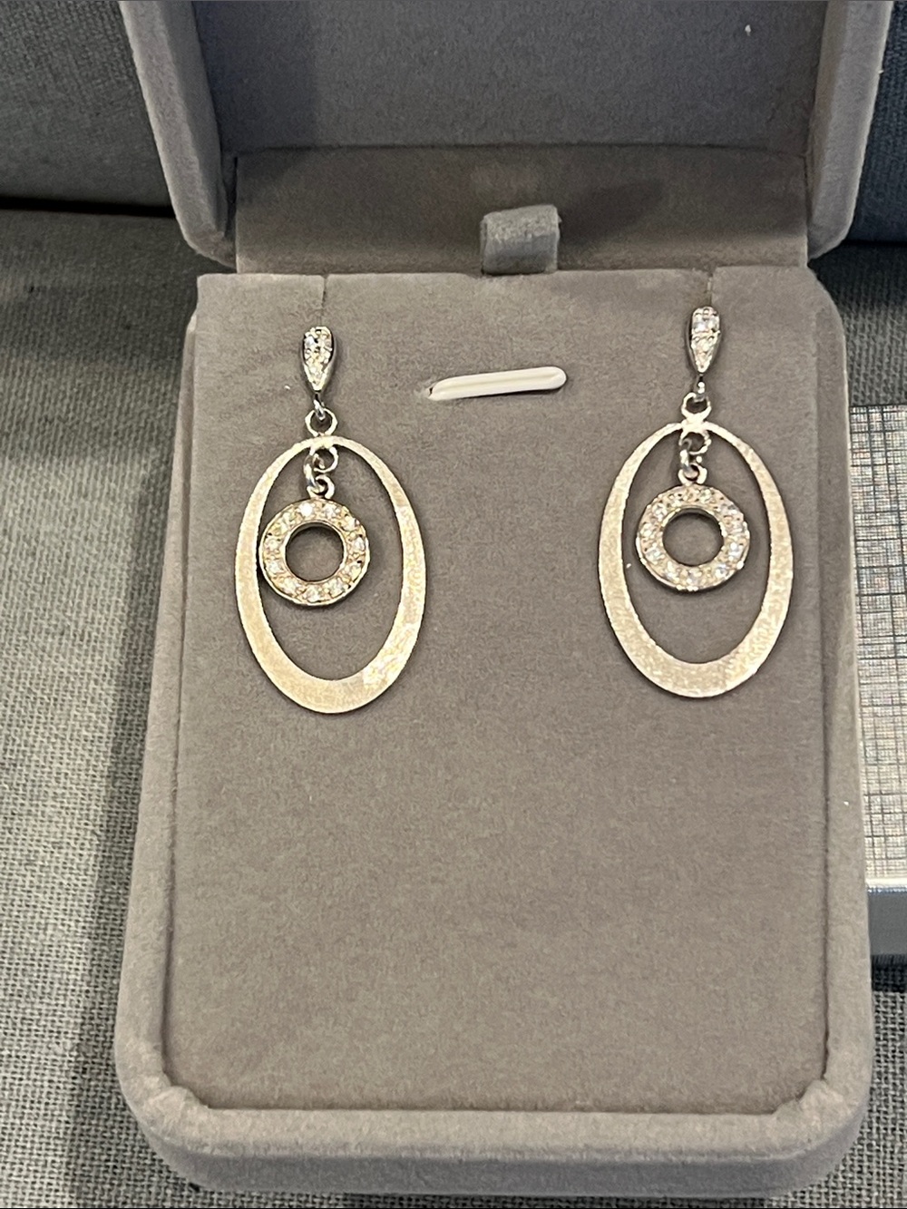 Sterling Silver Double Drop Earrings